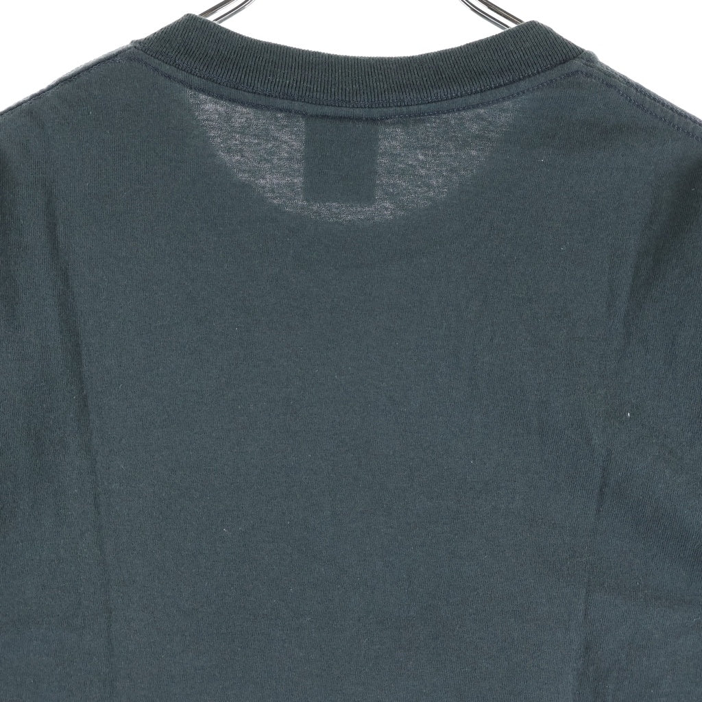 STUSSY(ステューシー) 90s OLD Block Design Tee ブロックデザイン 半袖ロゴTシャツ カットソー 紺タグ USA製 ダークグリーン