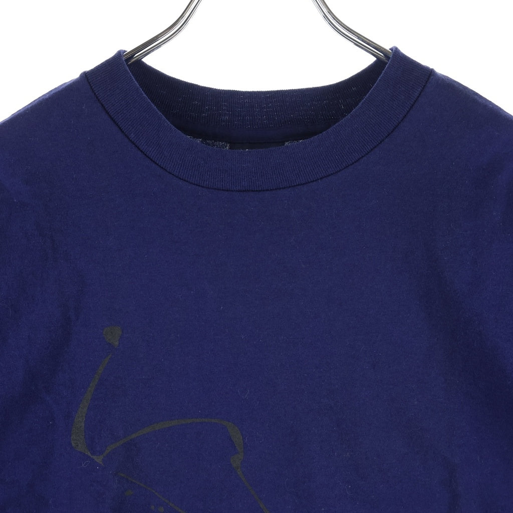 STUSSY(ステューシー) ×WTAPS 90s OLD Drip Technique ダブルタップスコラボ 両面プリント 半袖Tシャツ カットソー 紺タグ USA製 ネイビー