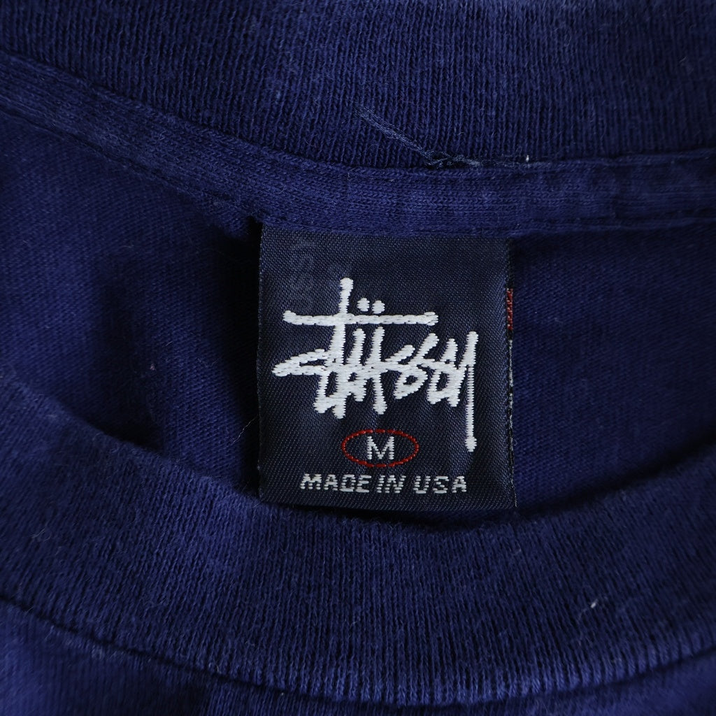 STUSSY(ステューシー) 90s OLD Eric Haze Tagging Tee エリックヘイズ タギング 半袖Tシャツ カットソー 紺タグ ネイビー