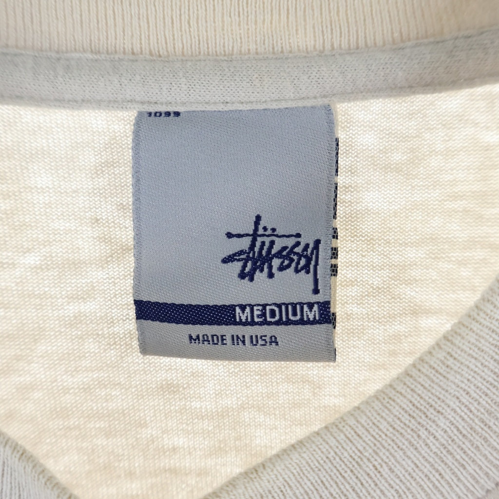 STUSSY(ステューシー) 00s OLD Slick S/S Tee NY限定 スリックデザイン 半袖Tシャツ カットソー 銀タグ USA製 グレー