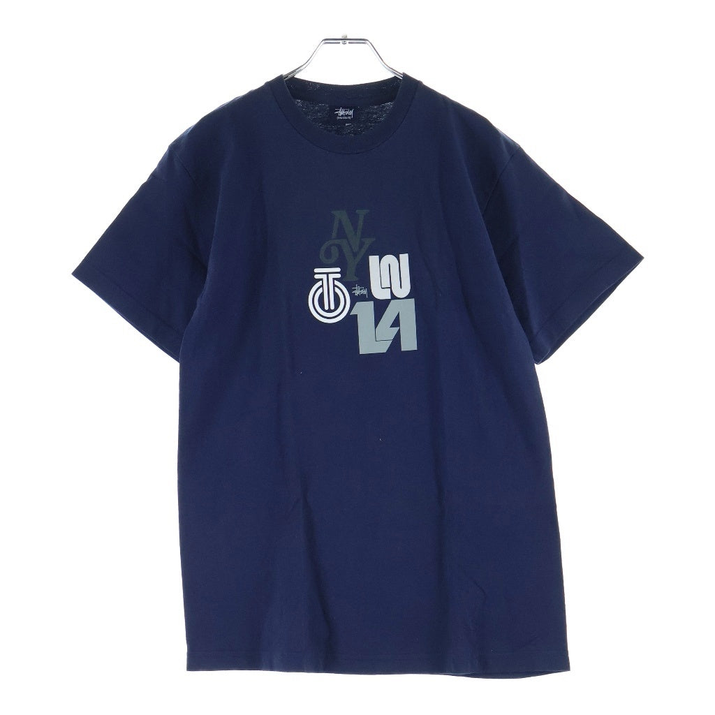 STUSSY(ステューシー) 90s OLD World Tour Tee ワールドツアー 半袖Tシャツ カットソー 都市プリント 紺タグ ネイビー