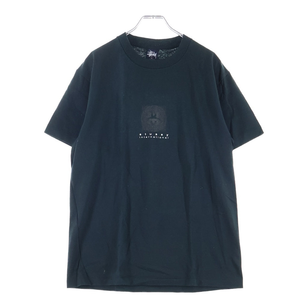 STUSSY(ステューシー) 90s OLD Stussy International Tee インターナショナル 半袖Tシャツ カットソー 紺タグ USA製 ダークグリーン