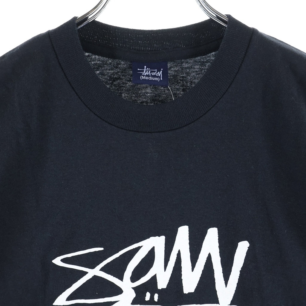 STUSSY(ステューシー) 2005 OLD SAW.RECORDINGS ソウ レコーディングス 半袖Tシャツ カットソー 限定モデル ブラック
