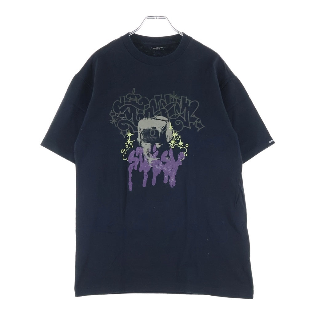 STUSSY(ステューシー) 00s OLD CUSTOMADE フランケンシュタイン 半袖Tシャツ カットソー ブラック