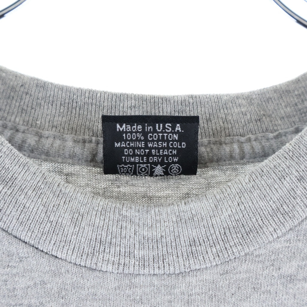 STUSSY(ステューシー) 00s CUSTOMADE Daggers Drawn 両面プリント 半袖Tシャツ カットソー USA製 グレー