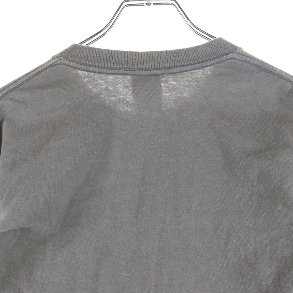 STUSSY(ステューシー) 00s OLD Monogram Parody L/S Tee モノグラムパロディ 長袖Tシャツ ロンT カットソー ナンバー4 グレー