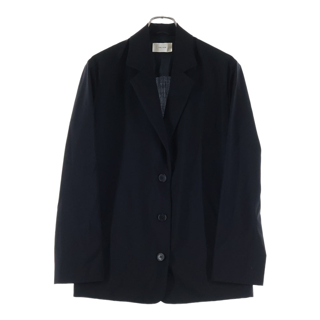 THE ROW(ザロウ) ALOHA JACKET アロハ 3B シングルテーラード ジャケット ブラック 8885-W3893 レディース