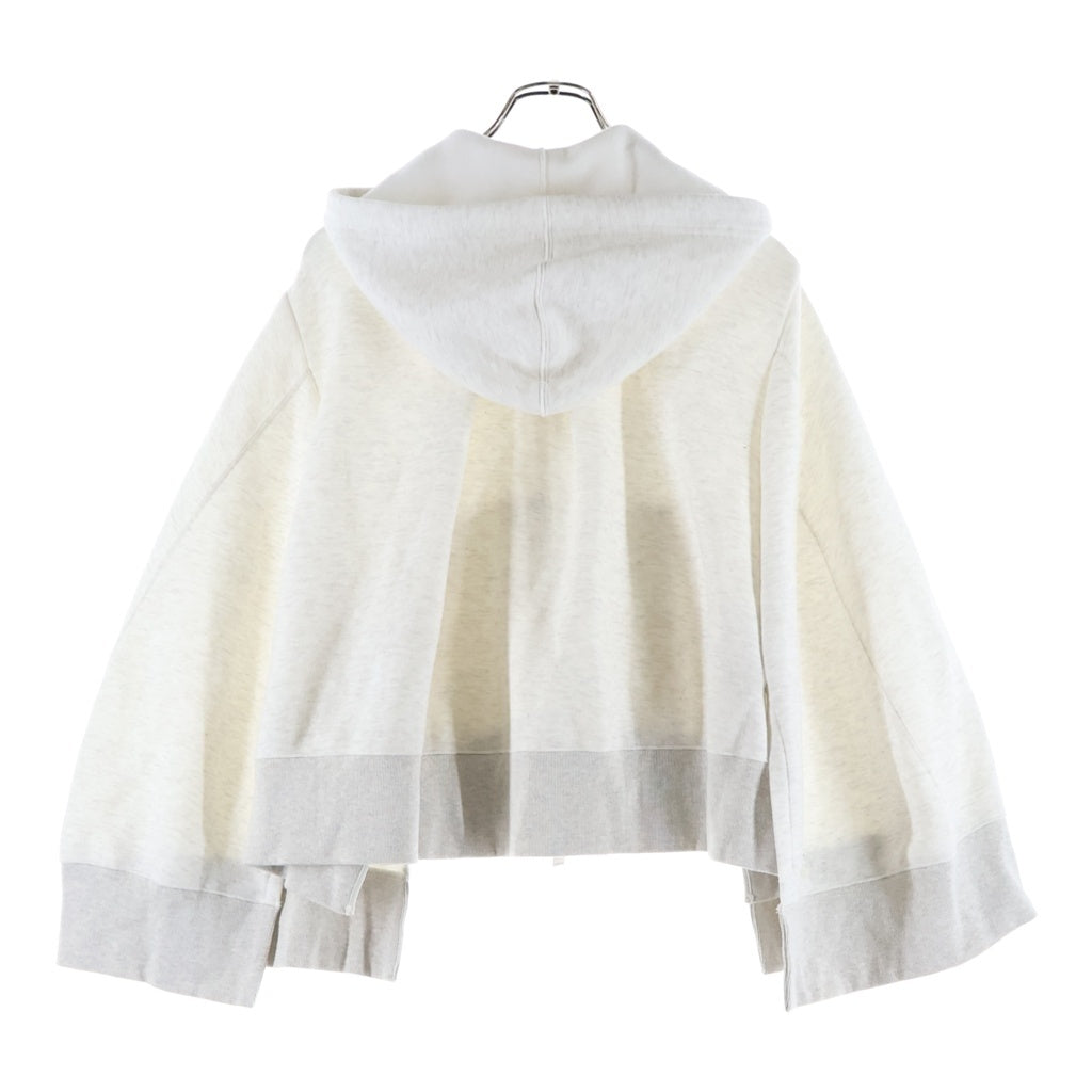 Sacai(サカイ) 22SS ジップアップ スウェット フーディー パーカー グレー 22-05973