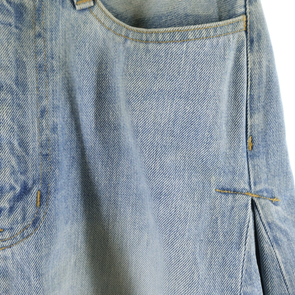 MADISONBLUE(マディソンブルー) 22SS 5POCKET REMAKE 5ポケット リメイク デニム ロングスカート インディゴブルー MB221-6005 レディース