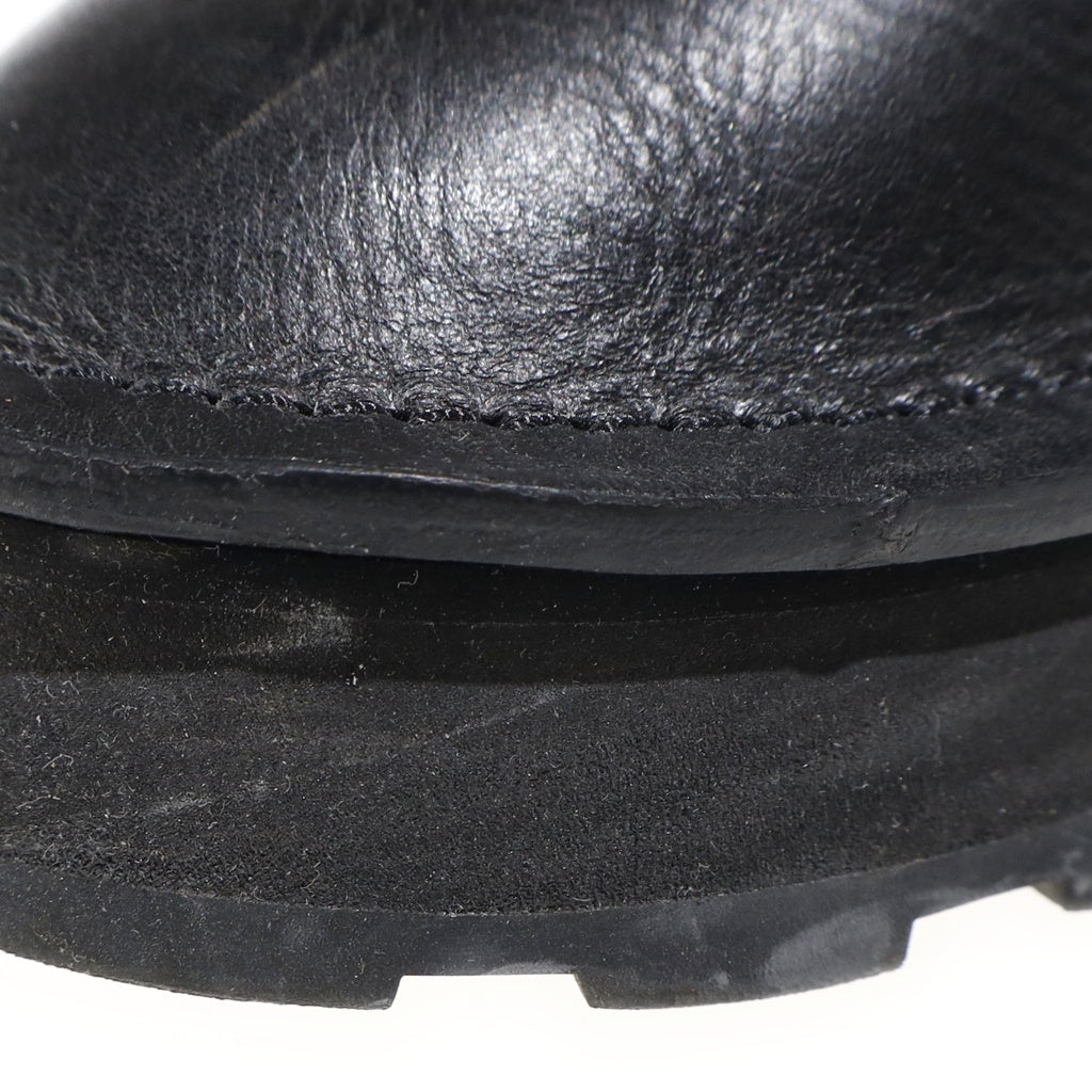 JIL SANDER(ジルサンダー) MID CUT SHOES レザー ミッドカットシューズ ブラック JI38508A