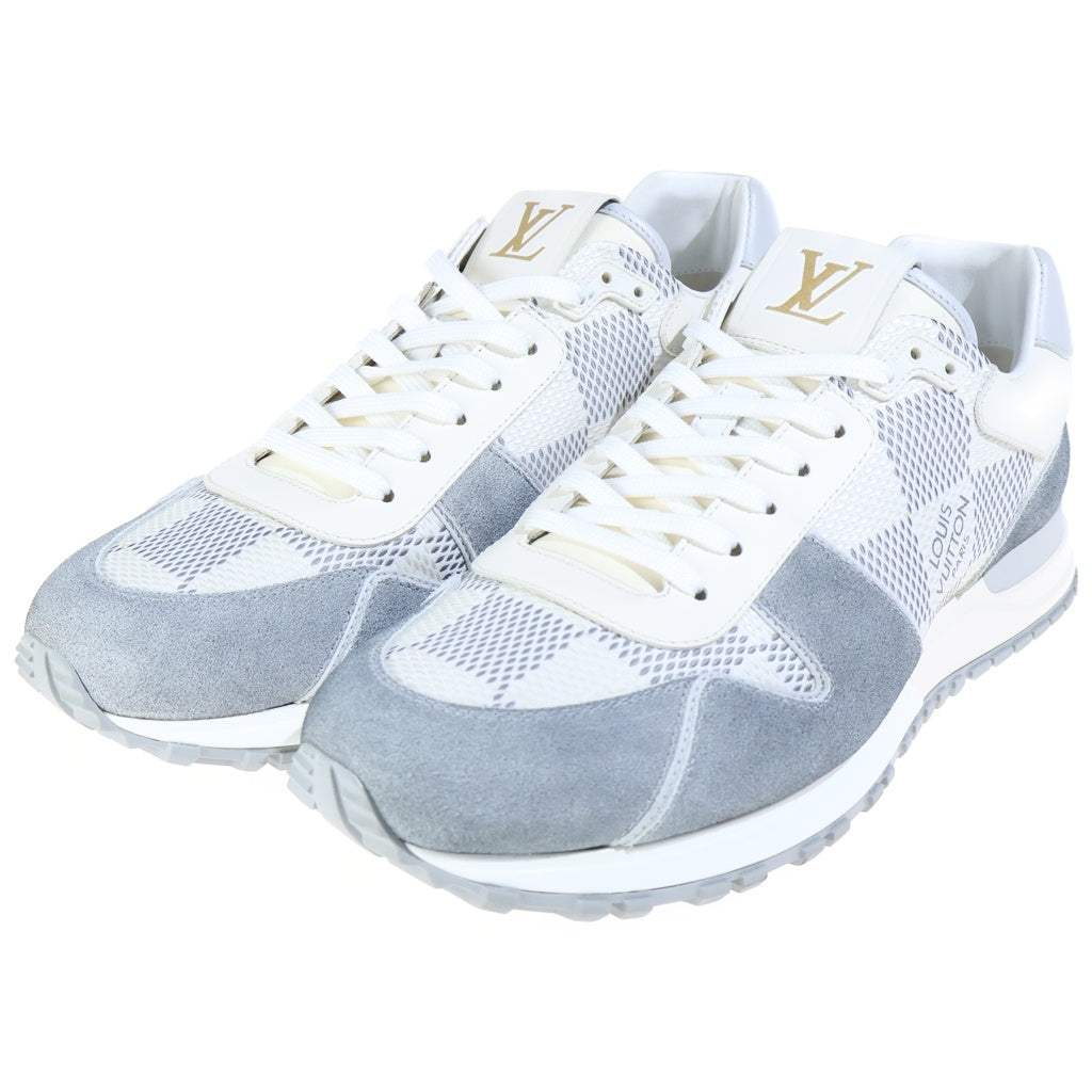 LOUIS VUITTON(ルイヴィトン) LV Run Away Line Sneaker ランアウェイ ライン ローカットスニーカー シューズ スエード ホワイト/グレー 1A9FEW