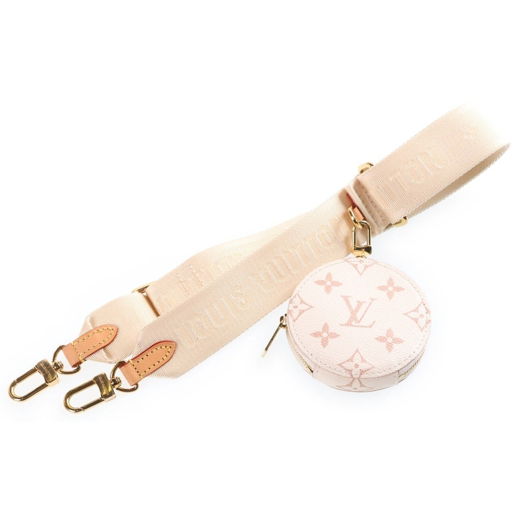 LOUIS VUITTON(ルイヴィトン) モノグラム デュンヌ オンザゴーPM 2WAYハンドバッグ ショルダーバッグ ベージュ×ブラック PVC×レザー M24533 ゴールド金具 レディース