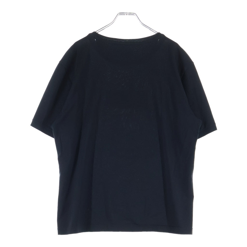 FENDI(フェンディ) ボックスロゴクルーネック半袖Tシャツ カットソー ブラック FY0894 A28U レディース