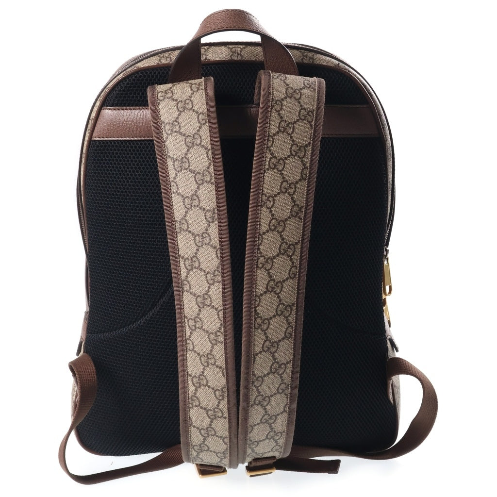 GUCCI(グッチ) オフィディア GGスプリーム ミディアム バックパック リュックサック PVCレザー ブラウン 547967