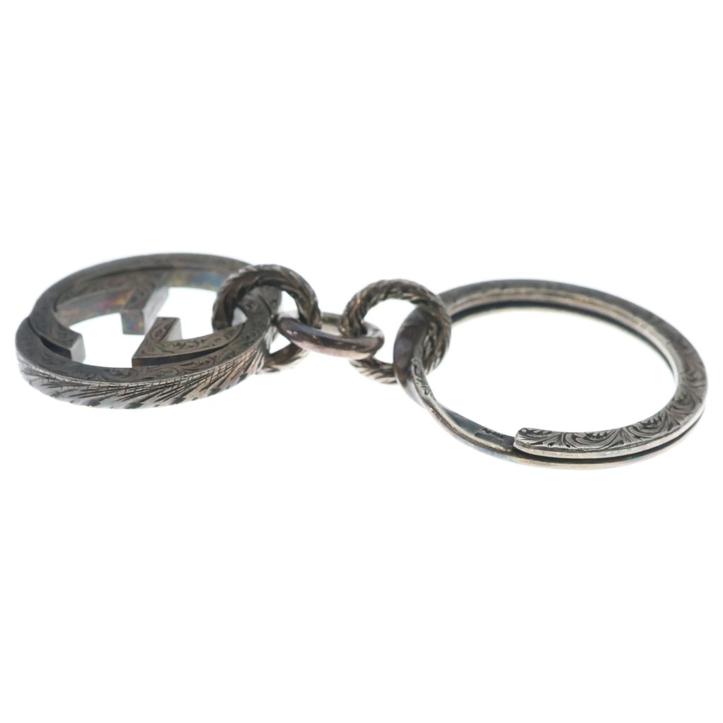 GUCCI(グッチ) アラベスク キーホルダー キーリング SV925 シルバー 24.8g