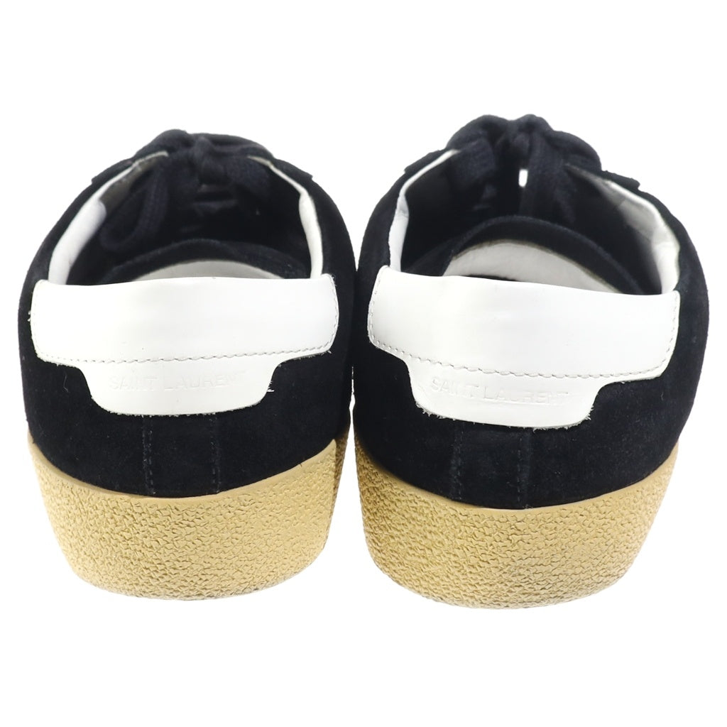 YVES SAINT LAURENT(イヴサンローラン) シグネチャー コート クラシック ローカット スニーカー レザー スエード ブラック 421570