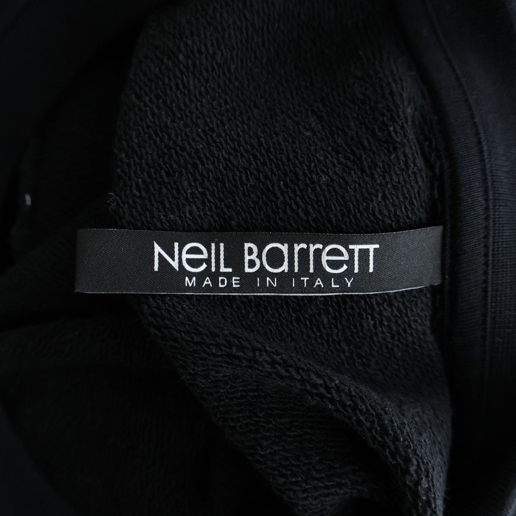 Neil Barrett(ニール バレット) サンダープリントプリント クルーネック プルオーバー スウェット トレーナー ブラック BJS005S R523S