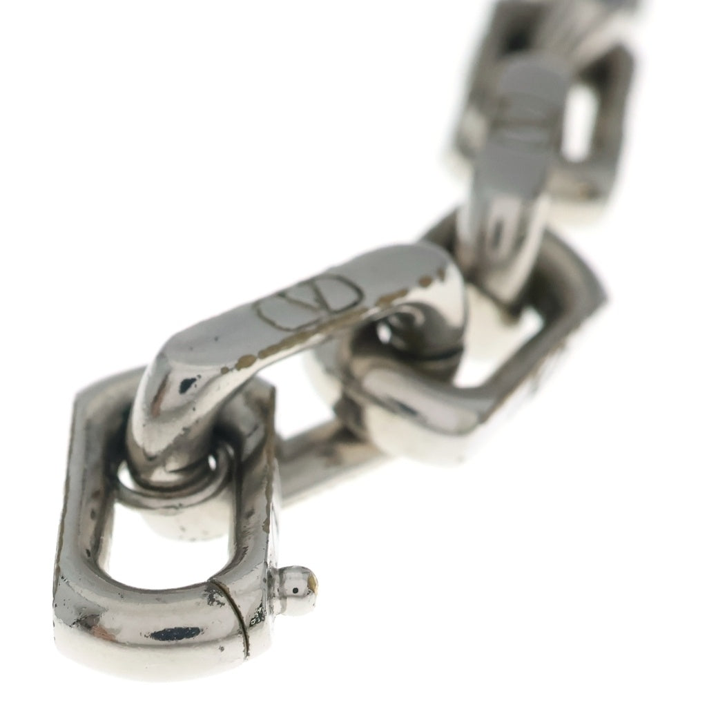 VALENTINO(ヴァレンティノ) ガラヴァーニ Vロゴ チェーン ネックレス メタル シルバー レディース
