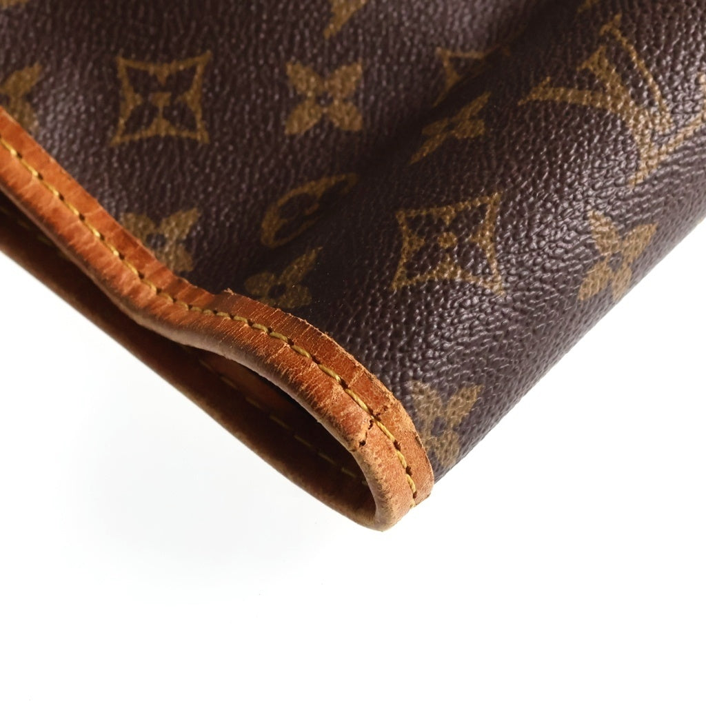 LOUIS VUITTON(ルイヴィトン) モノグラム サックドゥポルトマントー ガーメントケース カバー ブラウン レザー×PVC M23542