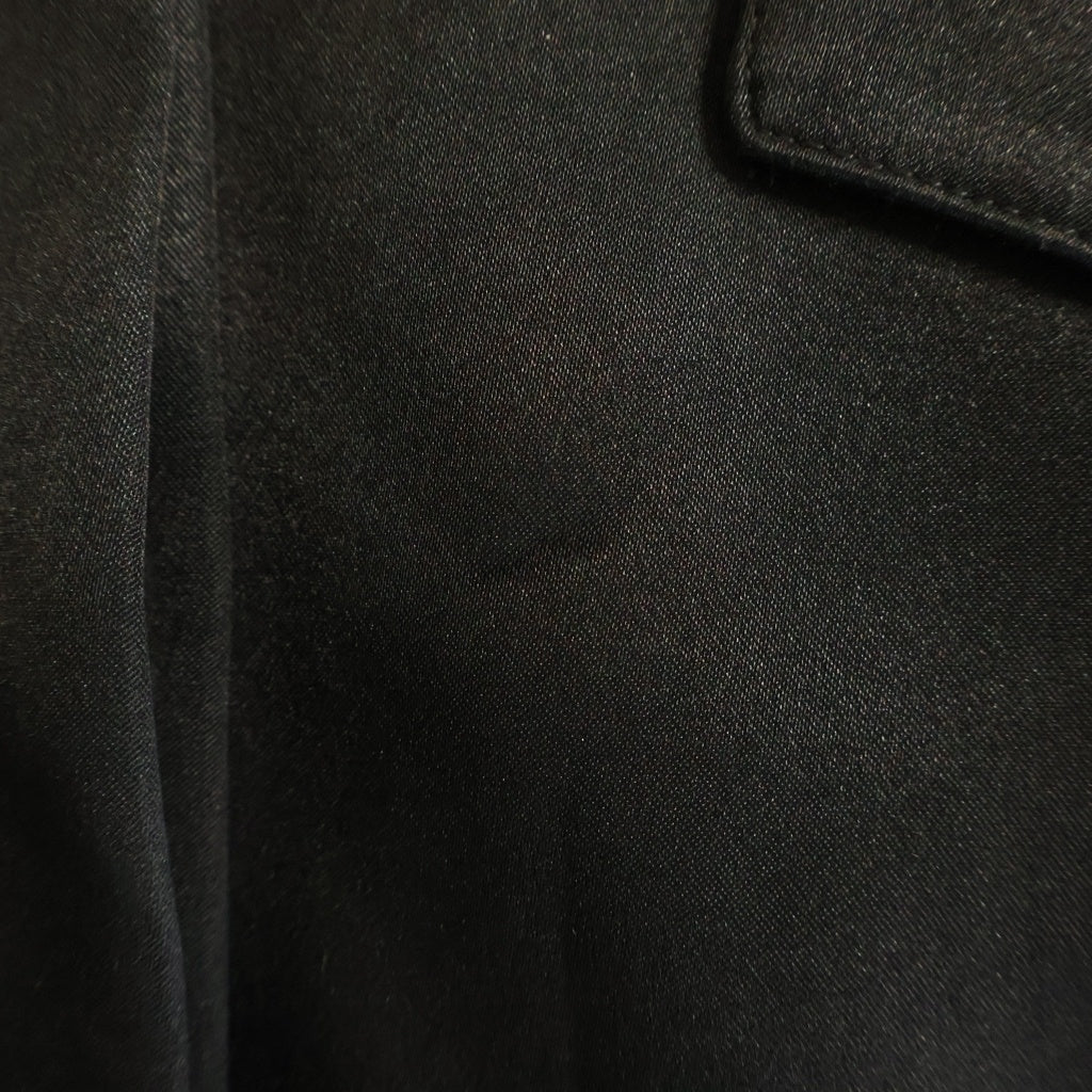 Peter Do(ピーター ドゥ) 19FW オーバーサイズ シャツ ジャケット アウター サテン ブラック/ピンク PD-FW19-417 レディース