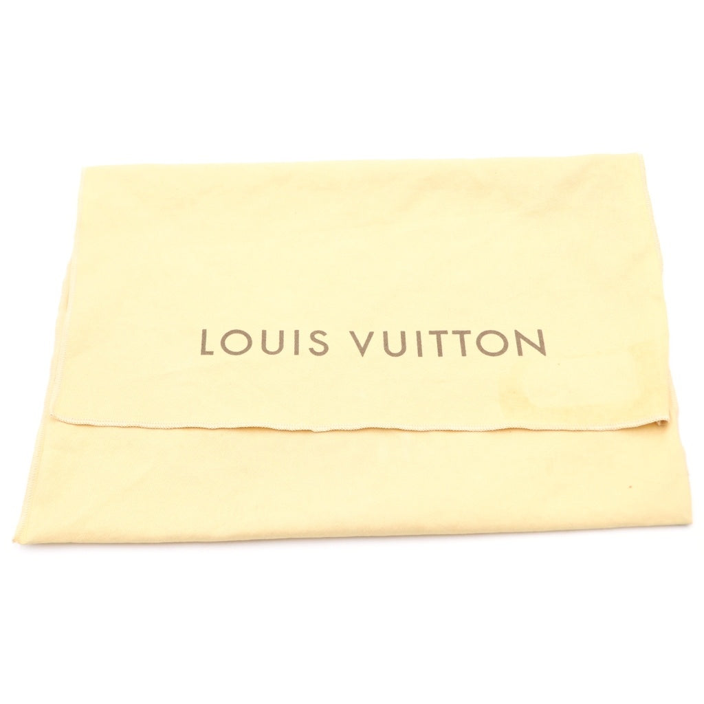LOUIS VUITTON(ルイヴィトン) モノグラム シャンティGM ショルダーバッグ ブラウン レザー×PVC M40647 ゴールド金具 レディース