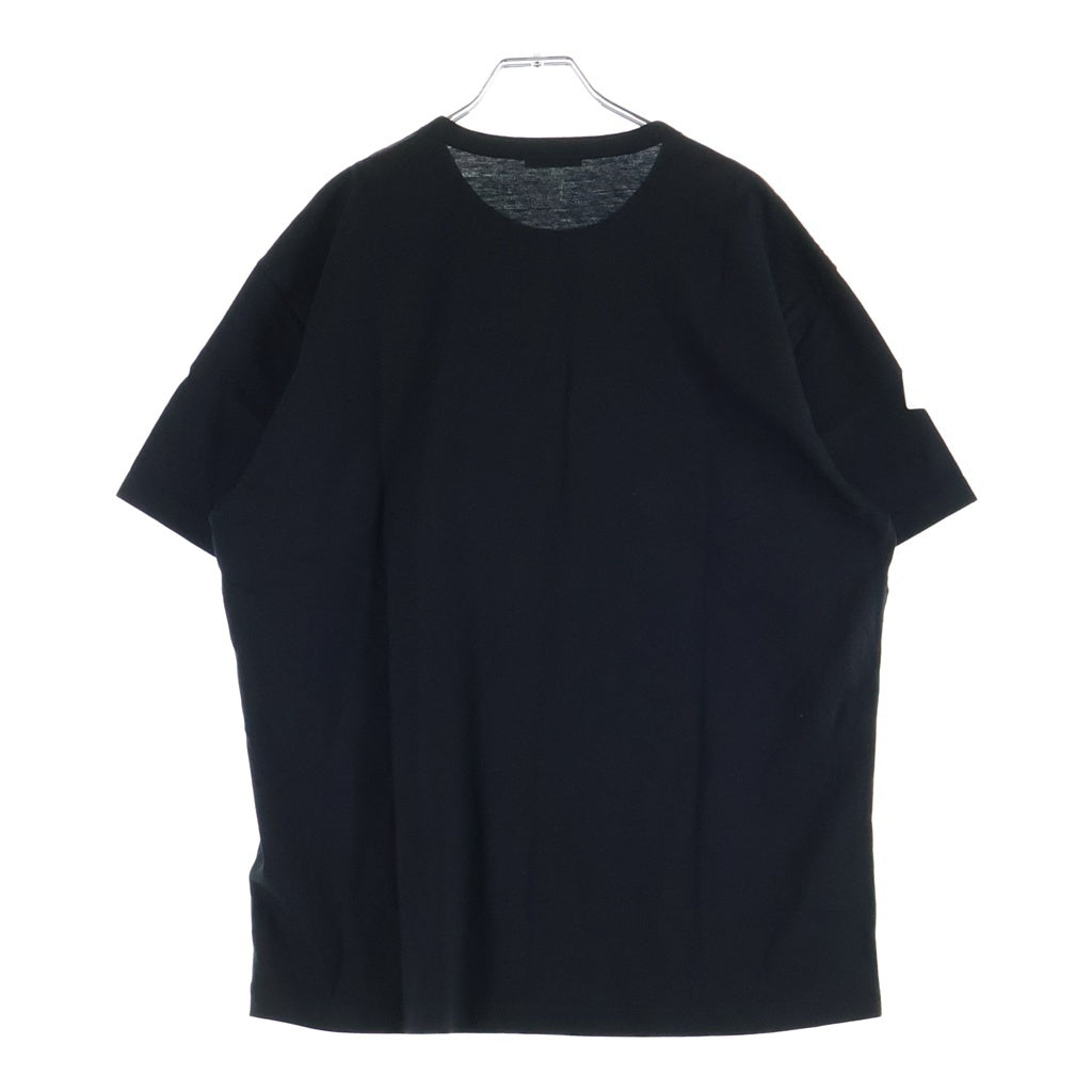 MONCLER(モンクレール) MAGLIA T-SHIRT 半袖プリントTシャツ クルーネック カットソー ブラック F10918C70410