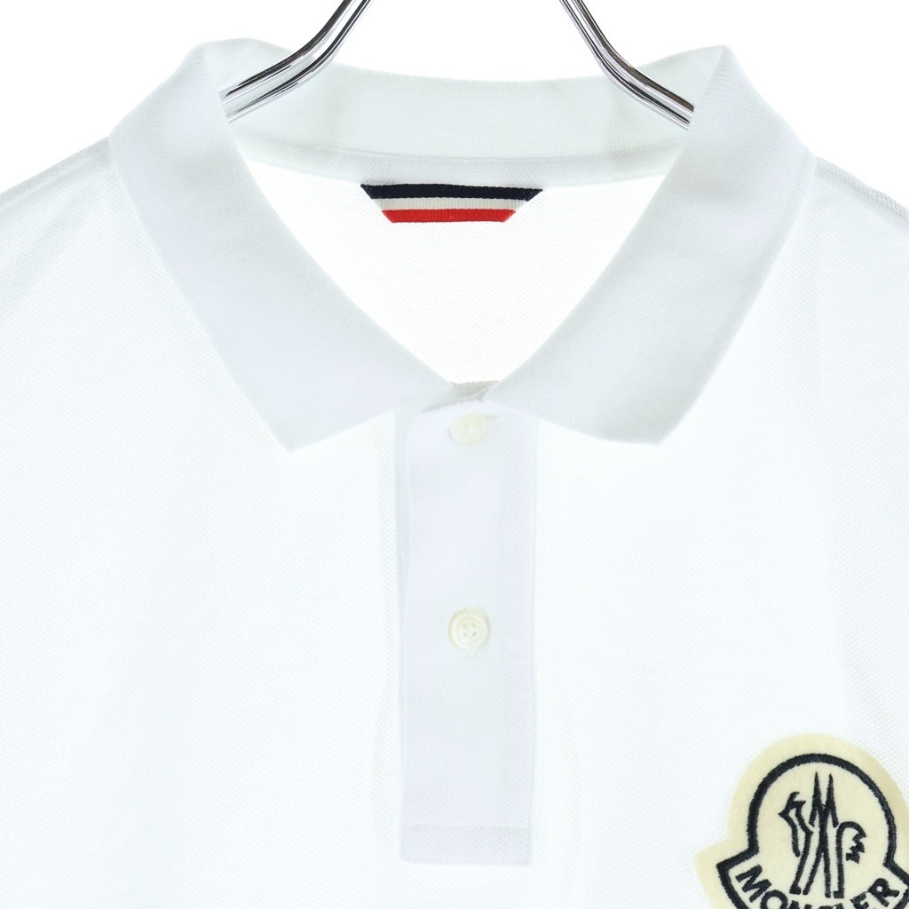 MONCLER(モンクレール) GENIUS2 1952 MAGLIA POLO MANICA CORTA ジーニアス ワッペン ポロシャツ ホワイト E10918323600