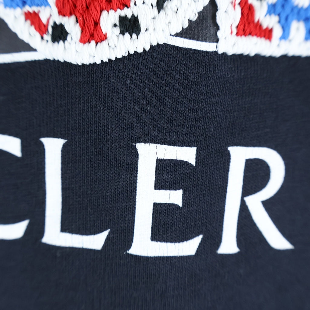 MONCLER(モンクレール) 1952刺繍ロゴ Tシャツ カットソー ブラック F10928C71310