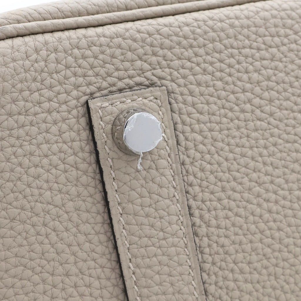 HERMES(エルメス) バーキン 35 ハンドバッグ トートバッグ シルバー金具 C刻印 トゴ トゥルティエールグレー レディース