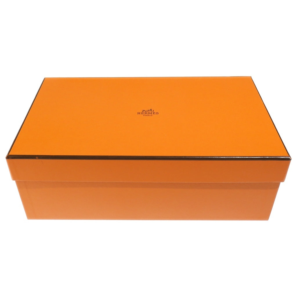 HERMES(エルメス) オアジス サンダル ミュール Hロゴ スエード イエロー レディース