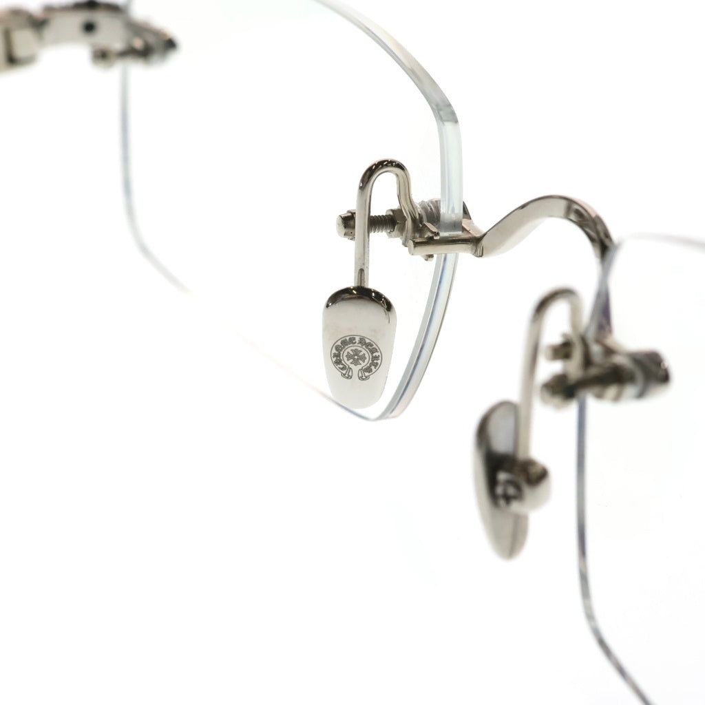 CHROME HEARTS(クロムハーツ) PILLS 3 アイウェア シルバー×ブラック SV925 55□20-144