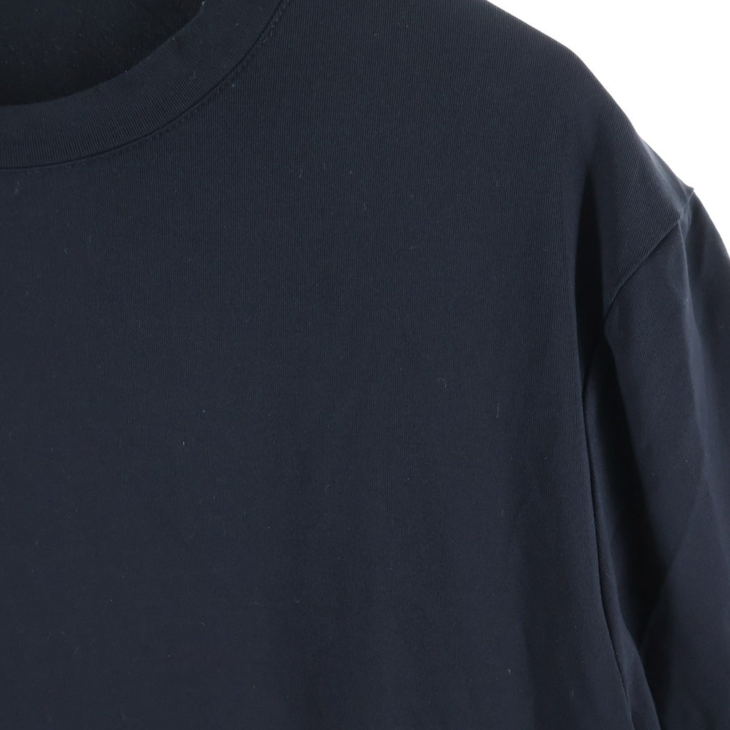 PRADA(プラダ) プラダスポーツ サイドジッパー付き クルーネック半袖Tシャツ カットソー ブラック レディース