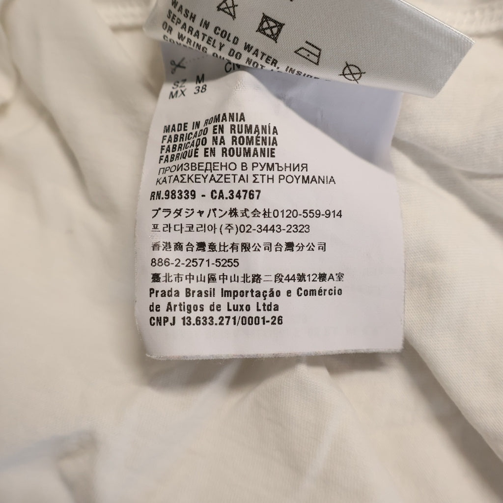 PRADA(プラダ) 2×4 ツーバイフォー Tシャツ 半袖 カットソー グラフィット コットン マルチカラー レディース
