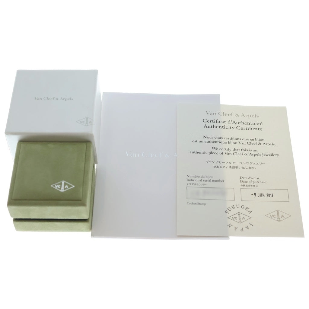Van Cleef & Arpels(ヴァンクリーフアンドアーペル) ヴィンテージアルハンブラ ネックレス マザーオブパール ホワイトゴールド Au750 K18 WG VCARF48700 レディース