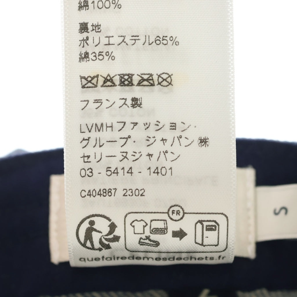 CELINE(セリーヌ) トリオンフ 刺繍ベースボールキャップ インディゴブルー デニム レディース