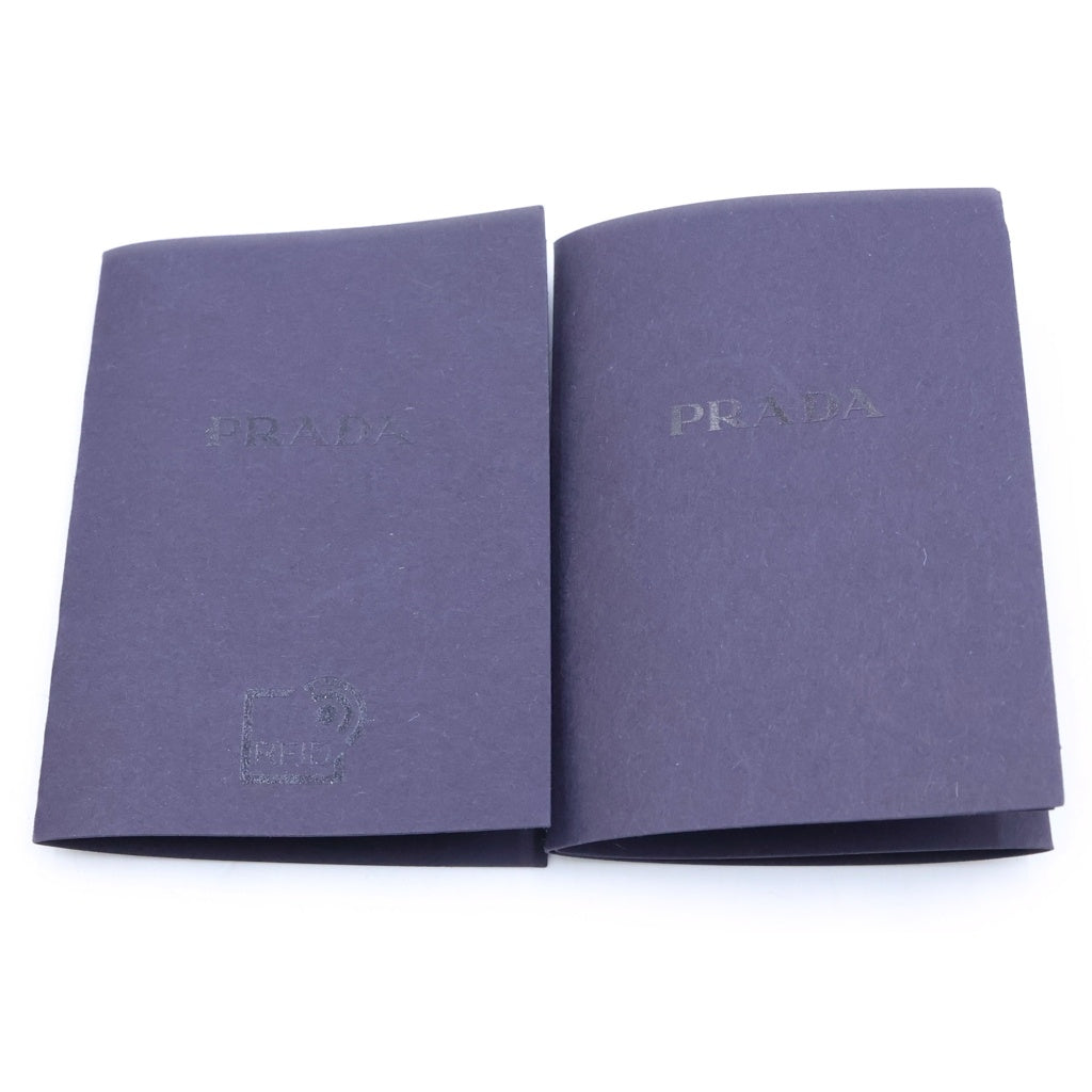 PRADA(プラダ) ナッパ ゴーフル ラムスキンチェーンショルダーバッグ ブラック 1BD140 レディース