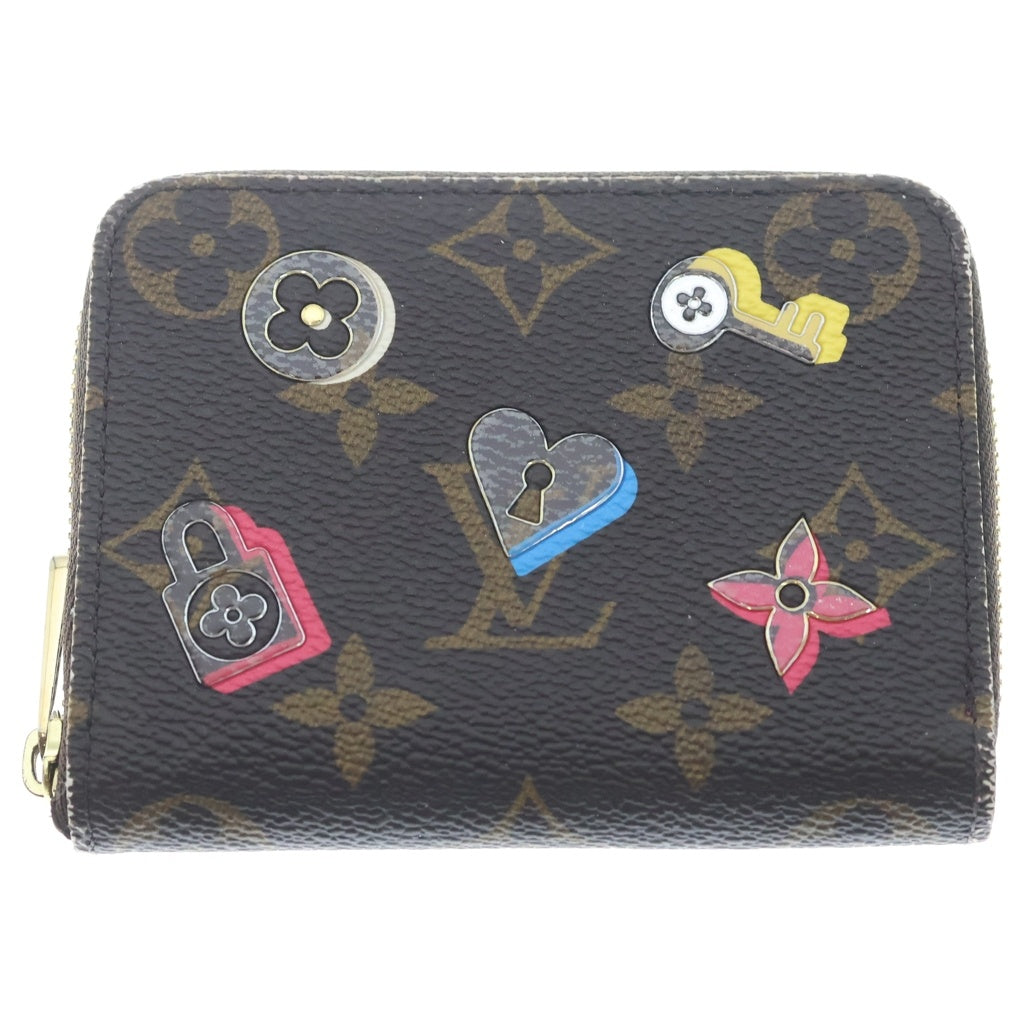 LOUIS VUITTON(ルイヴィトン) モノグラム ラブッロック ジッピーコインパース PVCレザー ブラウン M64118 レディース