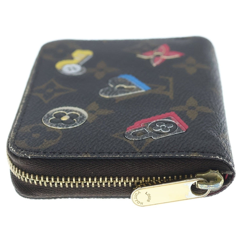 LOUIS VUITTON(ルイヴィトン) モノグラム ラブッロック ジッピーコインパース PVCレザー ブラウン M64118 レディース