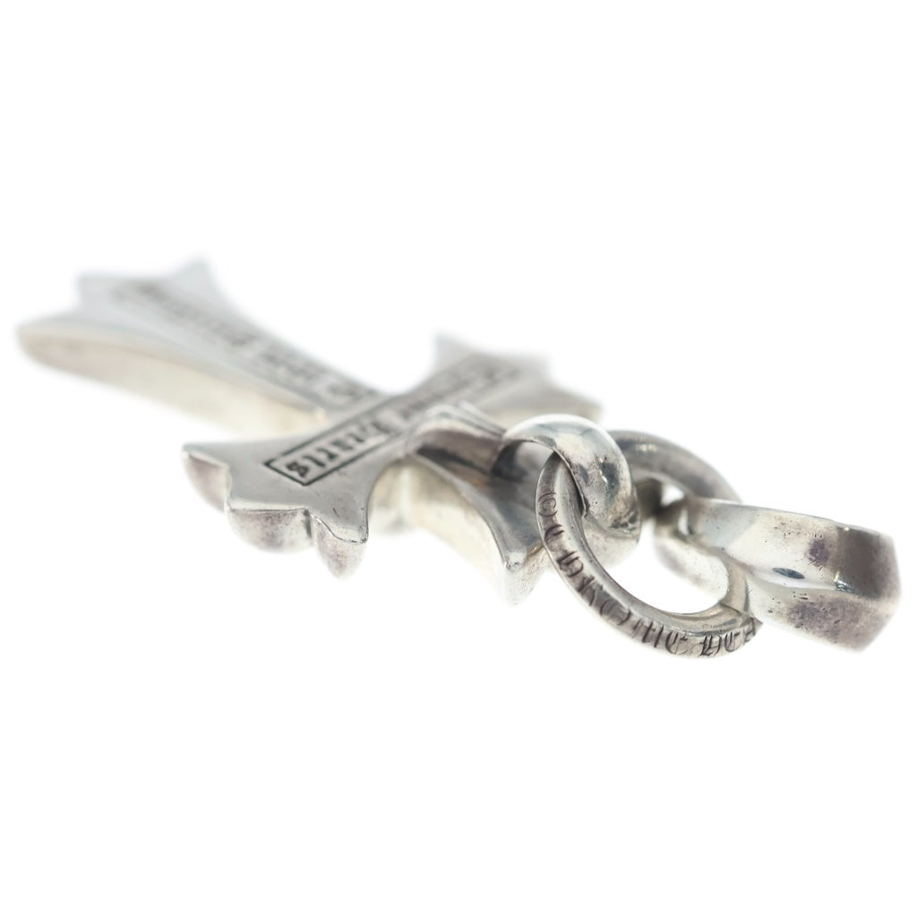 CHROME HEARTS(クロムハーツ) CH CRS SML W/BALE Wベイル スモールCHクロス ペンダントトップ シルバー BCA218