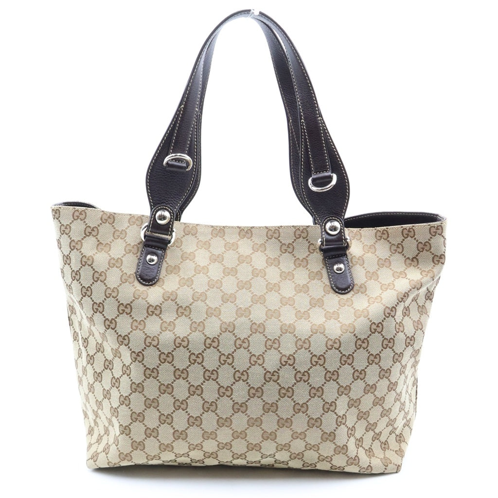 GUCCI(グッチ) GGキャンバス ホースビット トートバッグ ベージュ キャンバス 229852 レディース