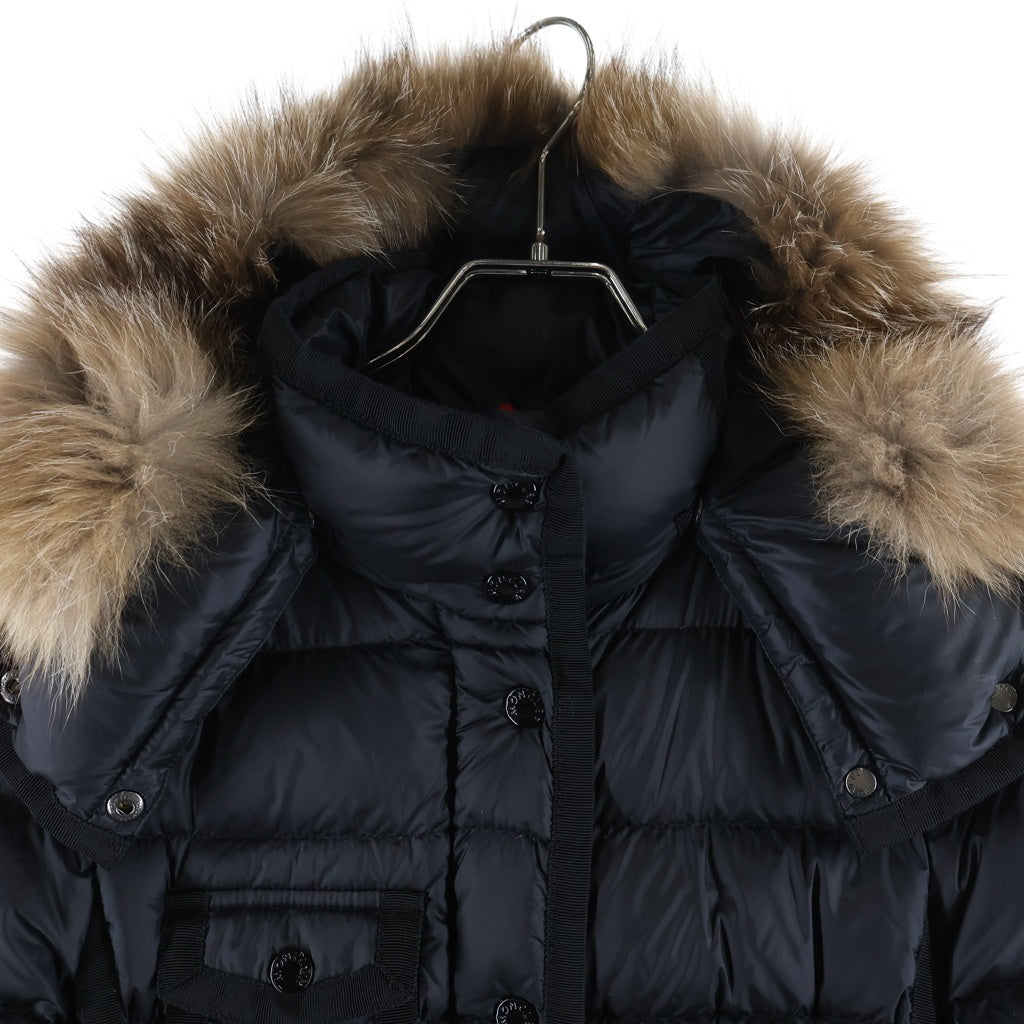 MONCLER(モンクレール) HERMIFUR エルミファー ナイロンダウンコート ダウンジャケット ブラック G20931C51601 53048 レディース
