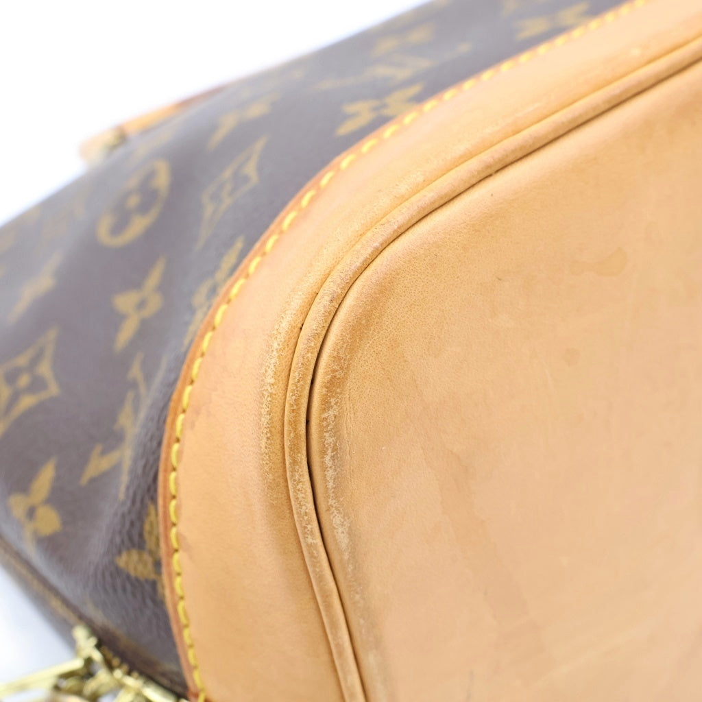 LOUIS VUITTON(ルイヴィトン) モノグラム アルマ PVC レザー ハンドバッグ ブラウン M51130 レディース
