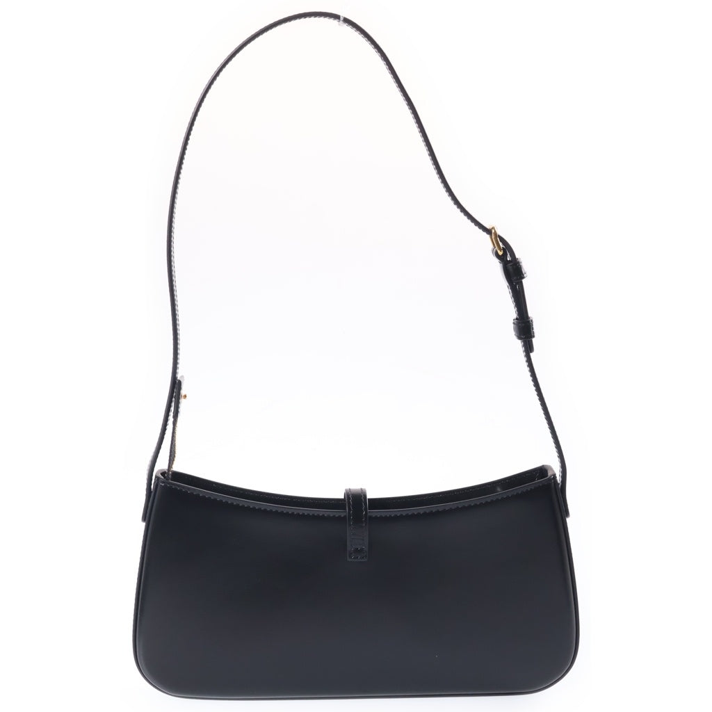 CELINE(セリーヌ) TINA ティナ トリオンフ レザー ワンショルダーバッグ ゴールド金具 ブラック レディース