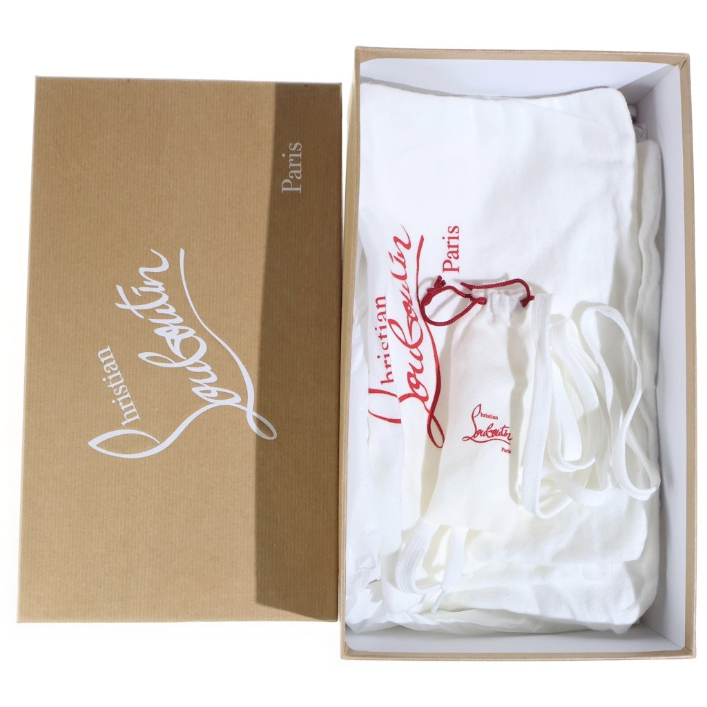 CHRISTIAN LOUBOUTIN(クリスチャンルブタン) VIEIRA 2 FLAT スパイクスタッズ ローカットスニーカー ホワイト 1201525 レディース