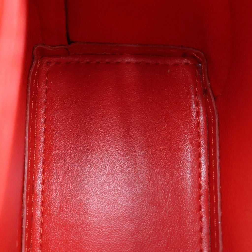 CHRISTIAN LOUBOUTIN(クリスチャンルブタン) ファンクスタッズ エクスプローラー ポーチ リュック ブラック×レッド レディース