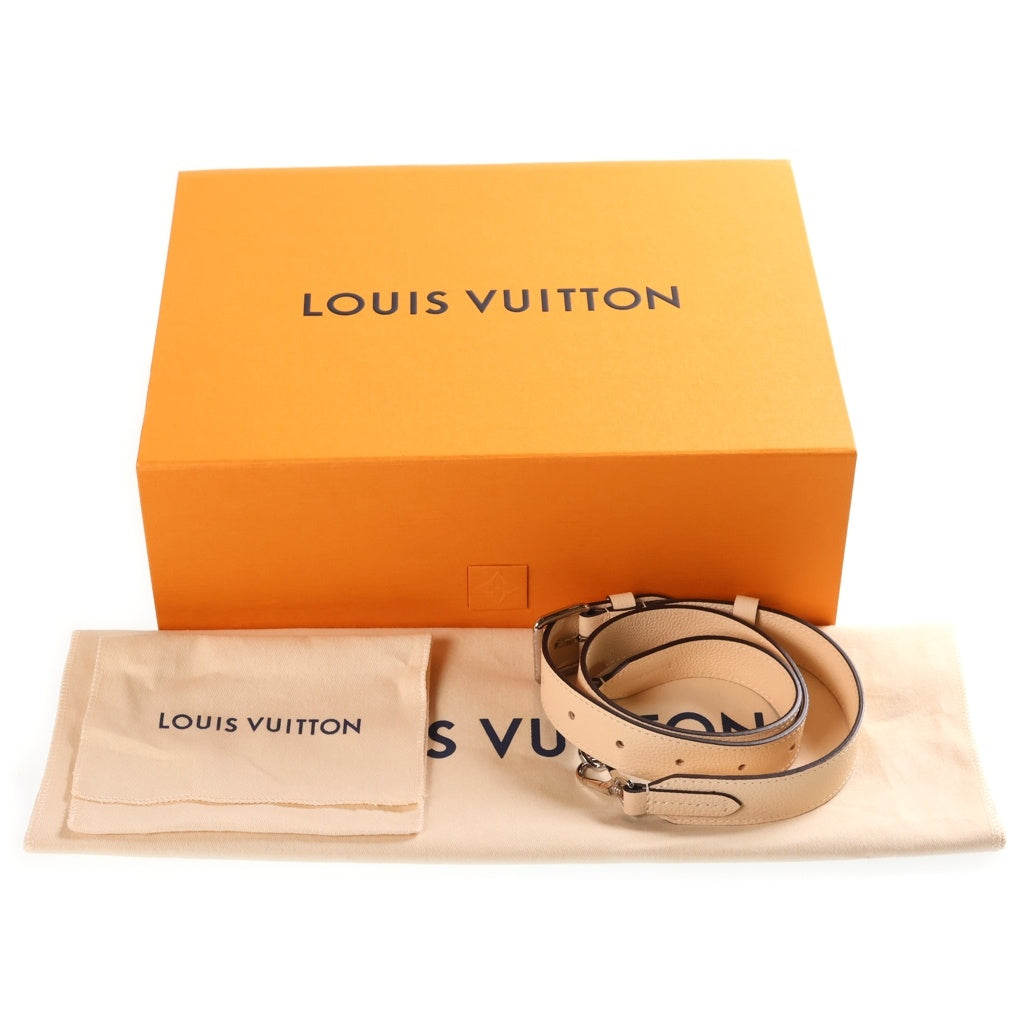 LOUIS VUITTON(ルイヴィトン) マヒナ ハンド・イット・オールPM 2WAYチェーンハンドバッグ ショルダーバッグ ベージュ レザー M24255 シルバー金具 レディース