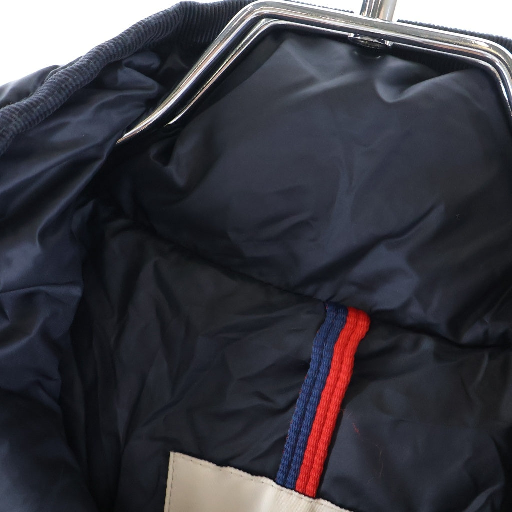 MONCLER(モンクレール) HERMINE ダウンジャケット パーカー フーディ ダウンコート ネイビー ナイロン D20934930005 レディース