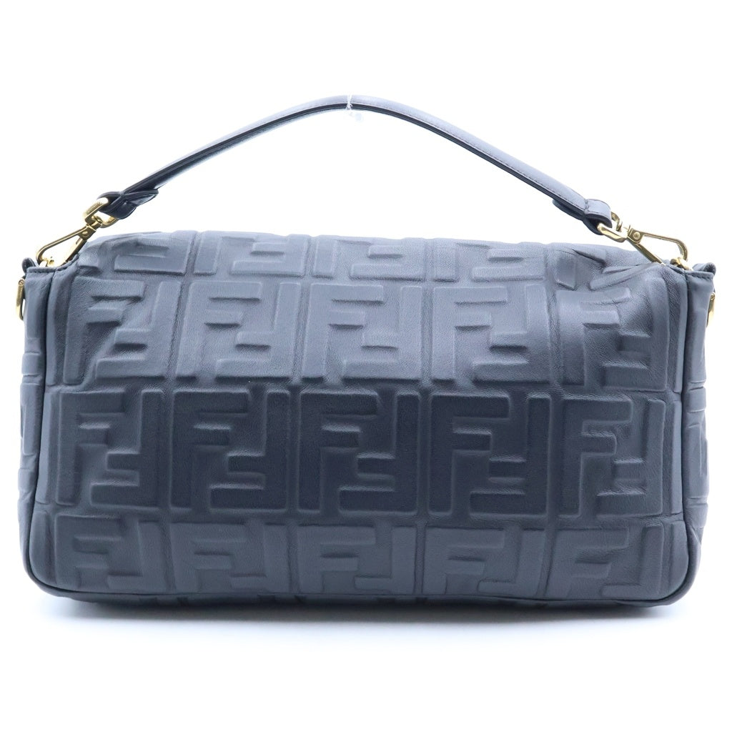 FENDI(フェンディ) バゲット バッグ ショルダーバッグ 2WAY ブラック レザー 8BR771 レディース