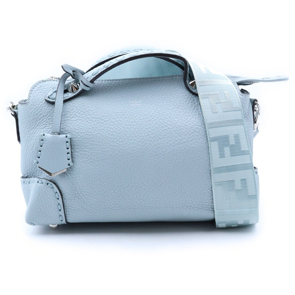 FENDI(フェンディ) バイ ザ ウェイ セレリアバッグ ソフト ミディアム ライトブルー カーフスキン レディース