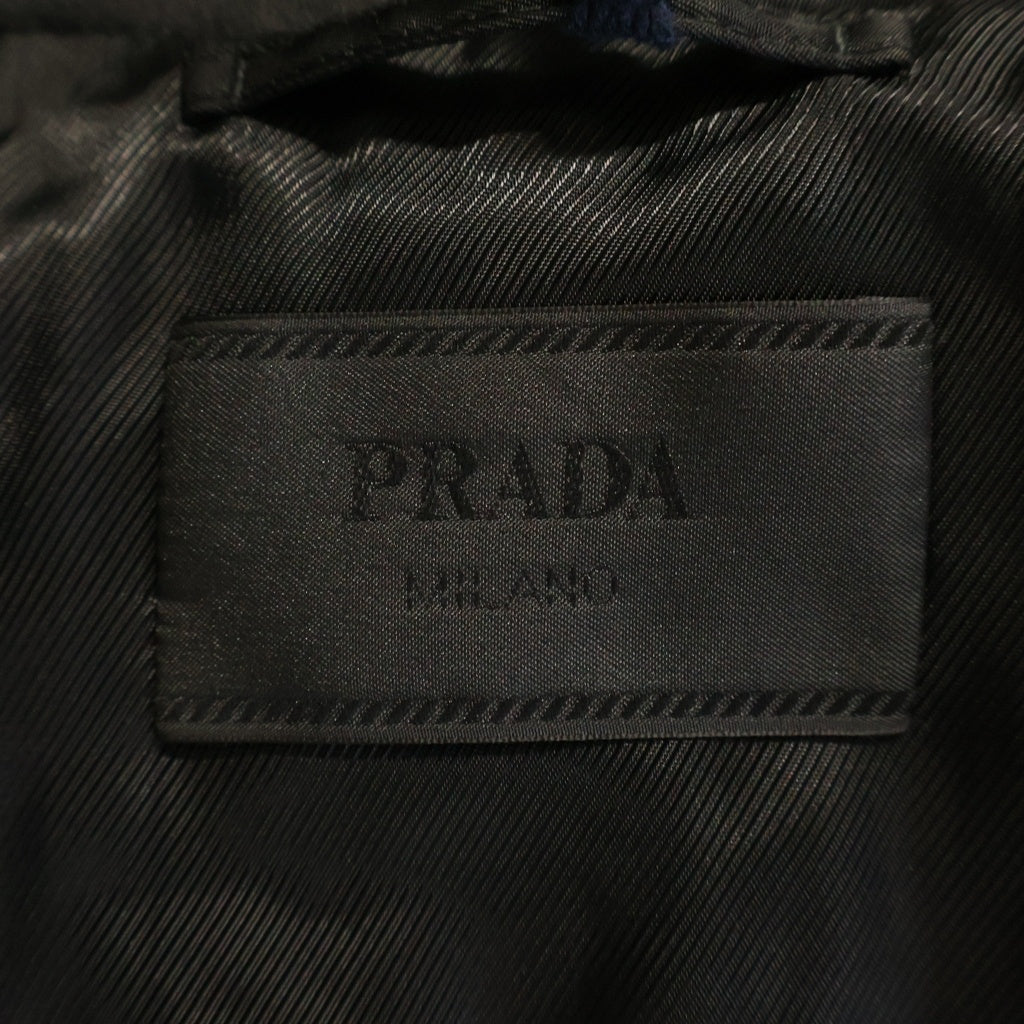 PRADA(プラダ) RE-NYLON Blouson Jacket リナイロン バックトライアングル ジップアップ ジャケット ブルゾン ブラック SGC925